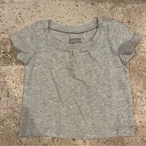 💕 3 for $15 New Harper Canyon Baby Girl’s Gray Cotton T-Shirt